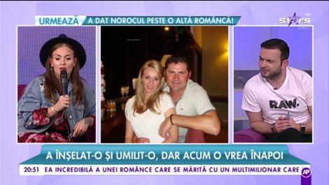 Oana Radu, despre divorţul lui Catrinel Sandu: "Nu l-as ierta!"