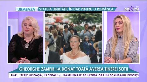 Gheorghe Zamfir i-a donat toată averea tinerei soții