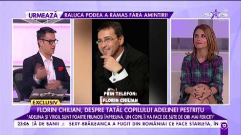 Detalii neștiute despre tatăl copilului Adelinei Pestrițu. Florin Chilian a dezvăluit totul despre partenerul frumoasei vedete