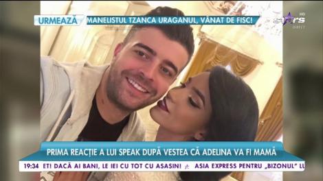Prima reacţie a lui Speak dupa vestea că Adelina va fi mamă: "Mă bucur foarte mult pentru ea, felicitări!"