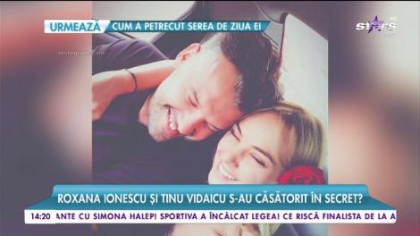 Roxana Ionescu şi Tinu Vidaicu s-au căsătorit în secret?