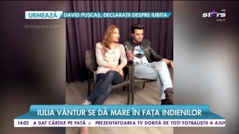 Iulia Vântur se dă mare în fața indienilor