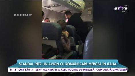 Scandal într-un avion cu români care mergea în Italia. Pilotul a anulat decolarea!