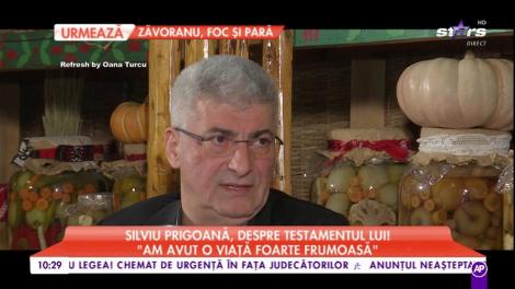 Silviu Prigoană, despre testamentul lui: "Copiii moștenesc de la mine sănătate!"