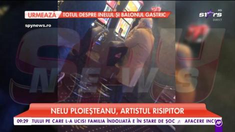 Nelu Ploieșteanu, artistul risipitor. Se plănge că nu are niciun ban, dar rupe păcănelele în două