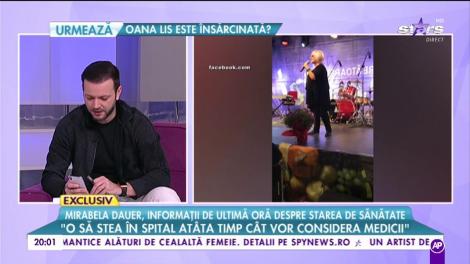 Fanii se roagă pentru ea! Mirabela Dauer, informații de ultimă oră: "I-au scos rinichiul stâng, pentru că exista o tumoră"