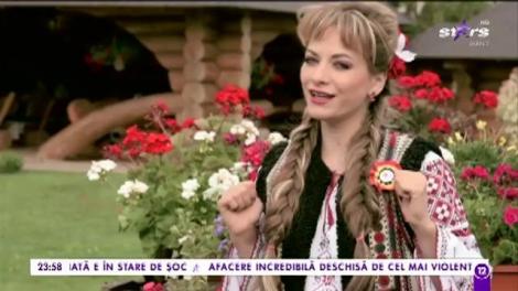 Nadia Duluman a cântat melodia „Sus români din lumea mare”