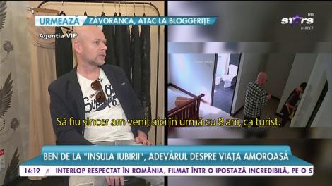 Ben de la ”Insula iubirii”, spune adevărul despre viața amoroasă