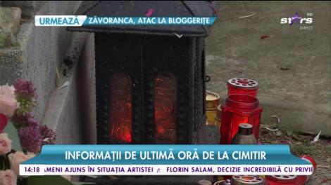 Mormântul Stelei Popescu a luat foc. Informații de ultimă oră de la cimitir