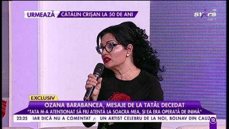 Ozana Barabancea: „Dorul de părinți este un gol infinit în suflet”