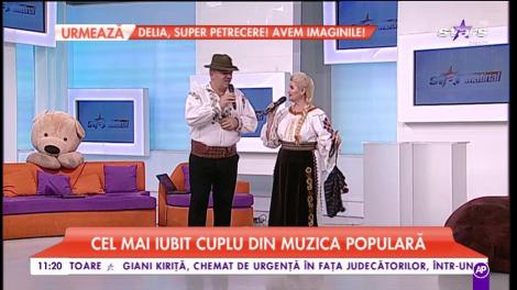 Soții Traian Ilea și Valeria Codoreanu cântă în cadrul emisiunii Star Matinal
