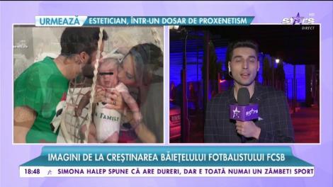 Gabi Enache și-a botezat fiul. Anamaria Prodan și Laurențiu Reghecampf, nașii micuțului