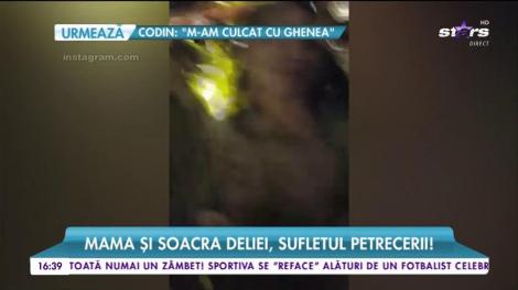 VIDEO WOOW! Mișcările astea au cucerit internetul! Mama şi soacra Deliei au făcut show la petrecerea de ziua artistei