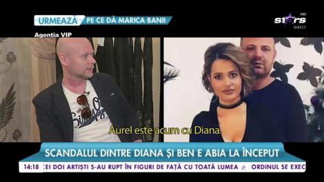 Scandalul dintre Diana și Ben e abia la început. Cum îi plătește aurel lui ben pentru atacuri