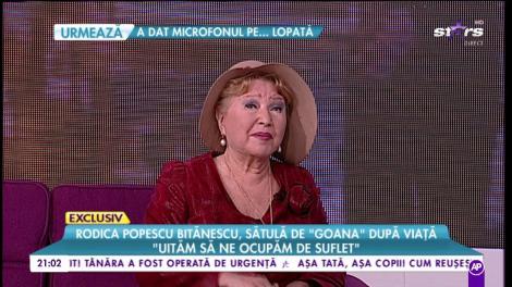 Rodica Popescu Bitănescu, sătulă de "goana" după viaţă: "Uităm să ne ocupăm de suflet"