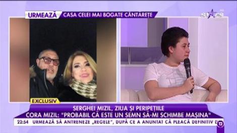Serghei Mizil, ziua şi peripeţiile. De data aceasta soţia i-a dat rău de furcă