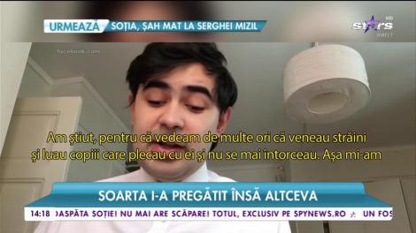Aruncat de familie într-o gară, a ajuns într-un orfelinat. Strigătul disperat a lui Dacian