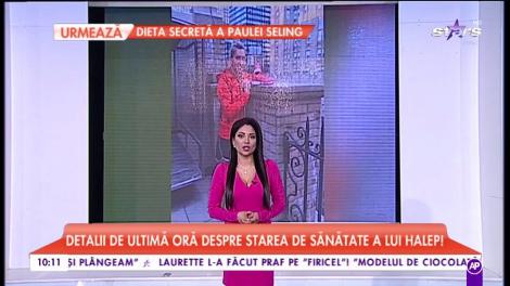 Informații despre starea de sănătate a lui Halep