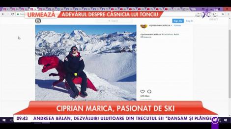 Ciprian Marica, pasionat de ski