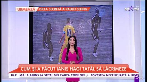 Cum și-a făcut Ianis Hagi tatăl să lăcrimeze