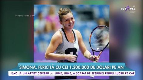 Simona Halep va primi peste un milion de dolari pe an de la noul ei sponsor