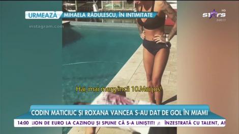 Codin Maticiuc și Roxana Vancea s-au dat de gol în Miami