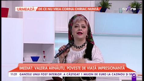 Valeria Arnăutu a cântat melodia „Așa-i dragostea furată”