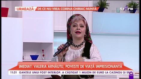 Valeria Arnăutu a c&acirc;ntat melodia &bdquo;Așa-i dragostea furată&rdquo;