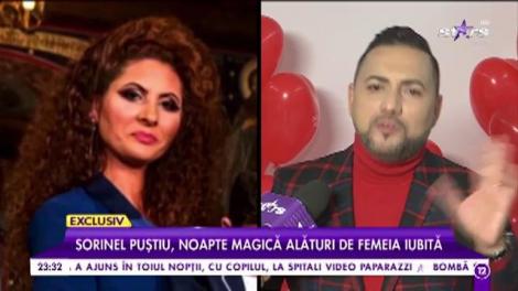 Sorinel Puștiu, noapte magică alături de femeia iubită