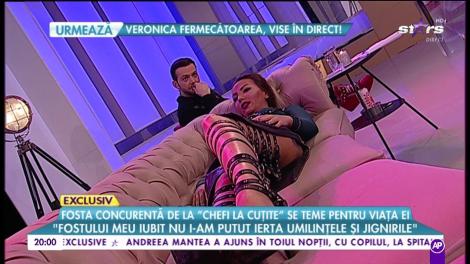 Apariţie de infarct! Bad Angie, sexy dansatoarea de la "CHEFI LA CUŢITE", se teme pentru viața ei: "M-a umilit, m-a jignit..."