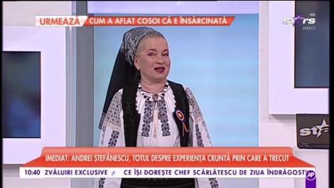 Elena Moisescu a cântat melodia „Zis-o mama către mine”