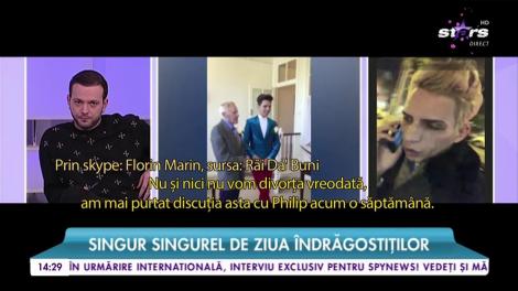 Singur de Ziua Îndrăgostiților. Florin Marin, părăsit când se aștepta mai puțin