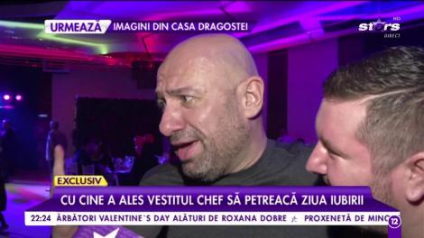 Chef Scărlătescu spune că este singur, dar pregătește o cină de vis. Acesta le face o urare tuturor celor îndrăgostiți