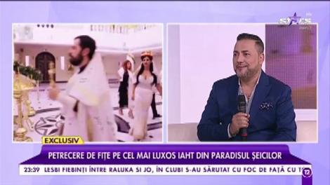 Sorinel Puștiu, naș de cinci stele la nunta unor miliardari. Petrecere de fițe pe cel mai luxos iaht din paradisul șeicilor