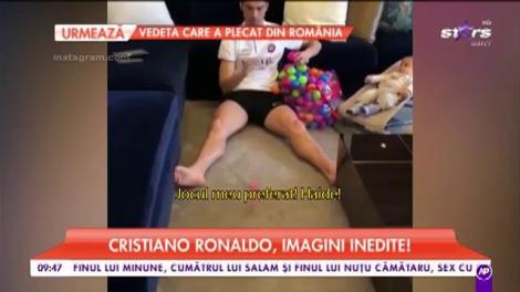 Cristiano Ronaldo, imagini inedite!
