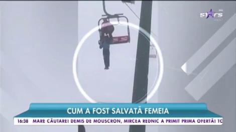 Salvare spectaculoasă la înalțime. Cele mai dramatice imagini