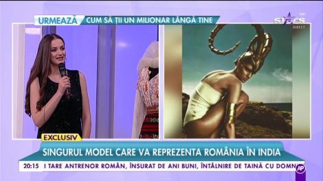 Ramona Vătămanu, singurul model care va reprezenta România în India