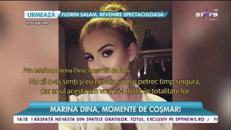 Marina Dina, momente de coșmar! Căt de greu i-a fost frumoasei blonde cu gemenii ei