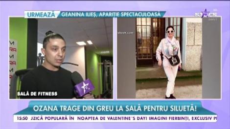 Ozana Barabancea trage din greu la sală pentru siluetă