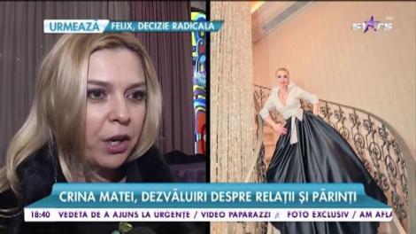 Crina Matei, dezvăluiri despre relații și părinți: „Sunt o fire optimistă”