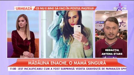 Mădălina Enache, o mamă singură. A trecut peste șocul despărțirii de fotbalist