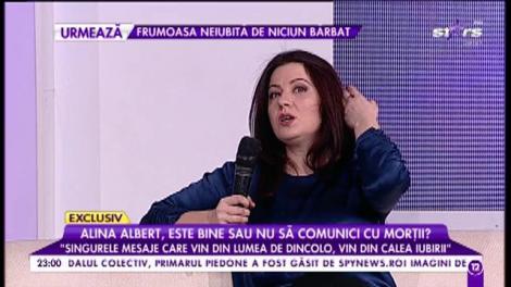 Alina Albert comunică cu spiritele lui Vadim Tudor și Adrian Păunescu