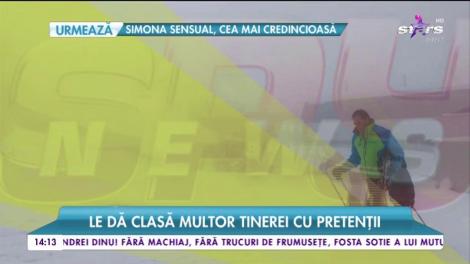 Imagini spectaculoase cu Petre Roman, în mare formă. Fostul premier, la aproape 72 de ani, pe munte