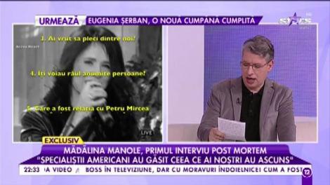 Mesajele Mădalinei Manole din lumea de dincolo: „Sunt într-o lume frumoasă”