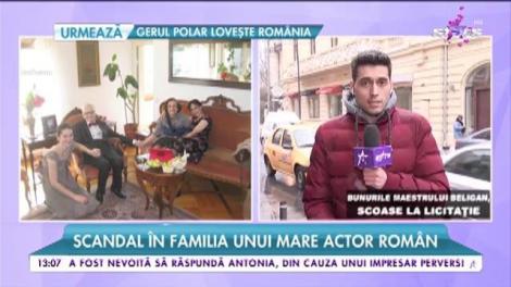 Scandal în familia regretatului Radu Beligan. Obiectele personale ale actorului, scoase la licitație. Cât valorează întreaga sa avere