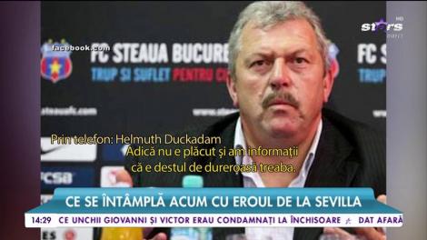 Helmuth Duckadam, operat de urgență. Ce se întâmplă, în aceste momente, cu eroul de la Sevilla: "Durerile vor persista"