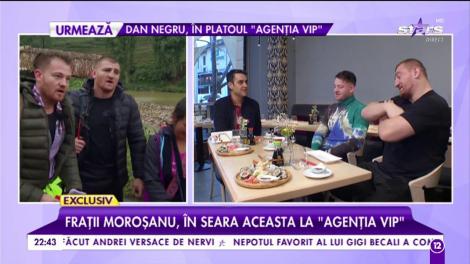 Fraţii Moroşanu, interviu inedit la Agenţia VIP! Cătălin: "Când făceam o năzbâtâie dădeam vina pe Claudiu"