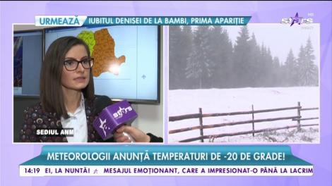 Ger în toată țara de dragobete Meteorologii anunță temperaturi de -20 de grade