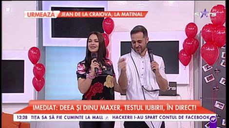Deea și Dinu Maxer cântă la Star Matinal