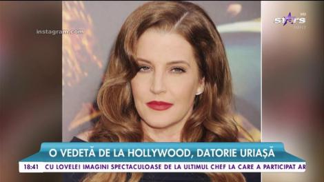 O vedetă de la Hollywood, datorie uriașă